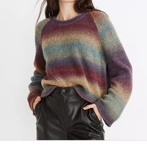 Madewell Multicolor Crew Neck Sweater